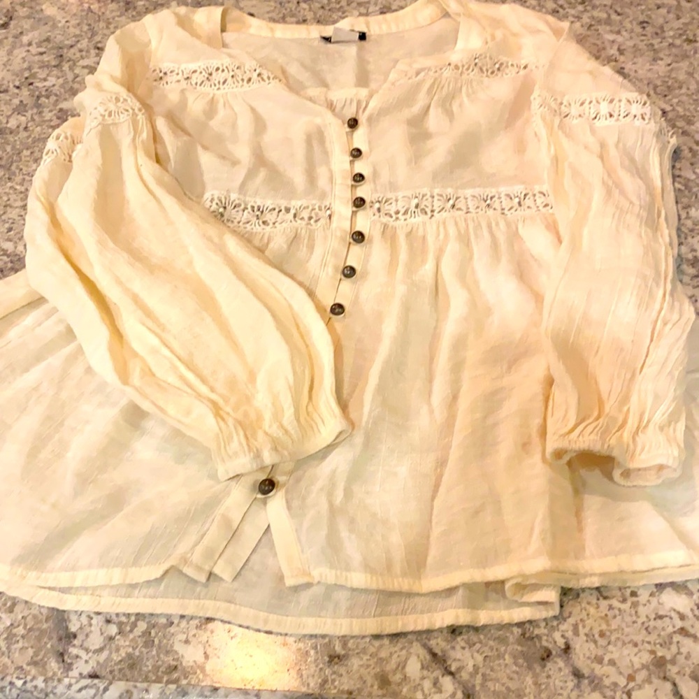 Smock type top